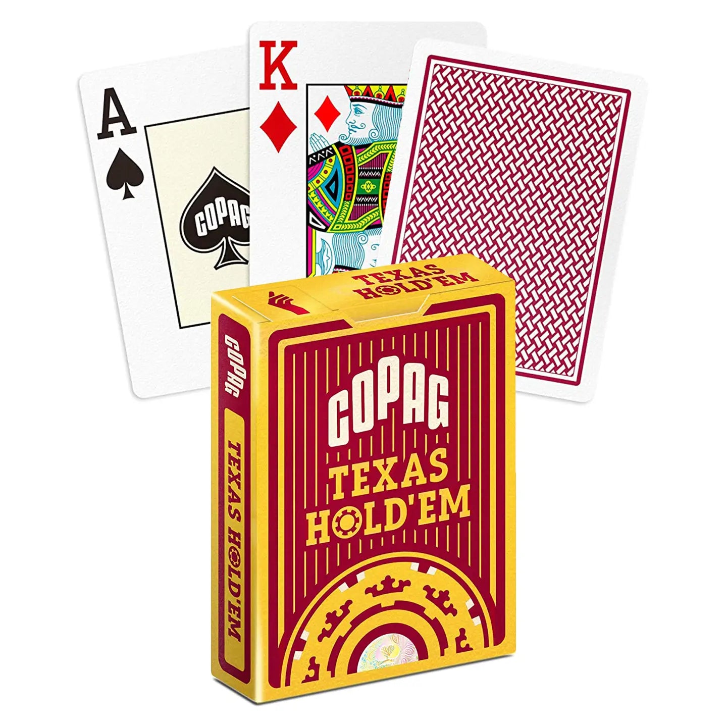 Copag Texas Hold’em Plastic Single Decks - Jumbo Index