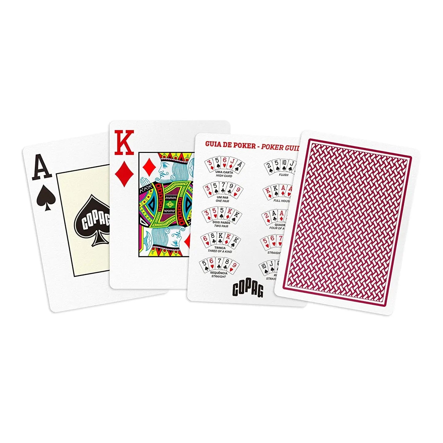 Copag Texas Hold’em Plastic Single Decks - Jumbo Index
