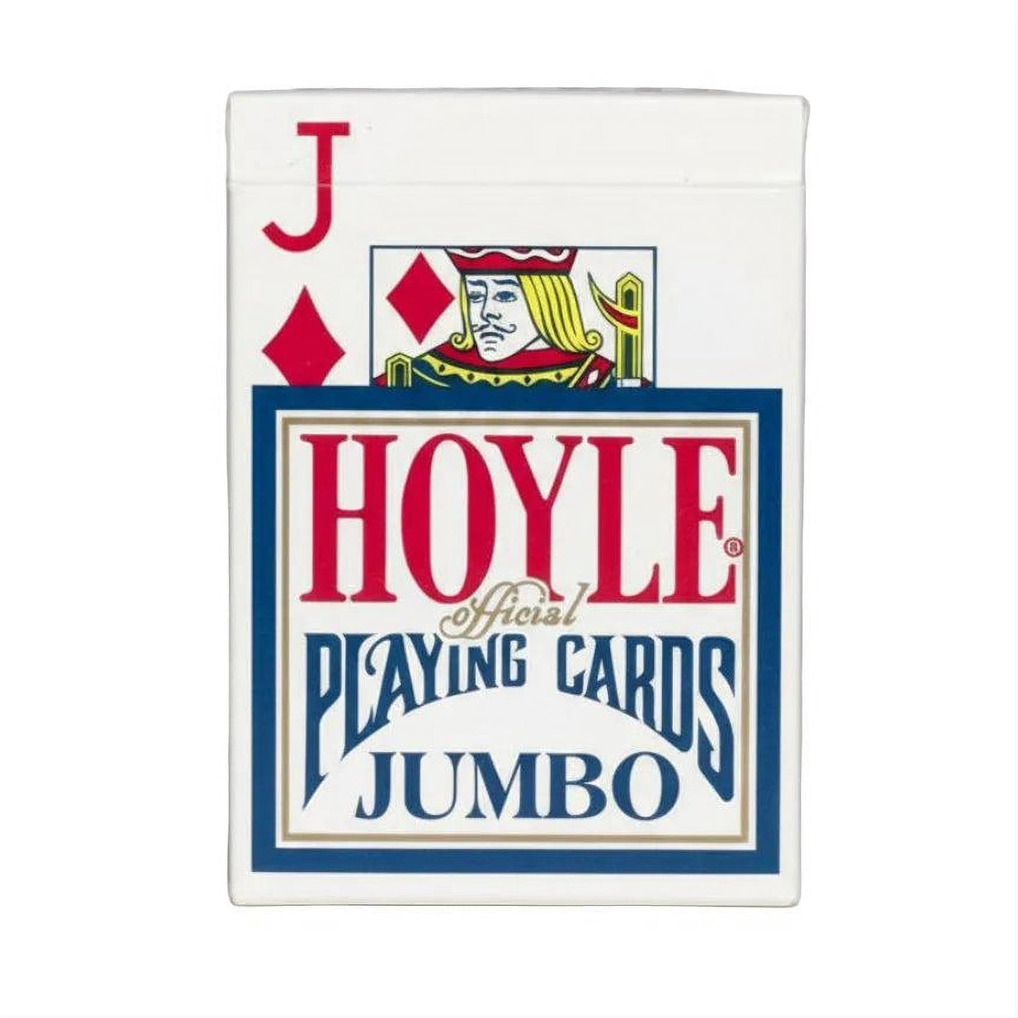 Hoyle® Playing Cards – Shell Back Design - Jumbo Index - Red & Blue Poker Cards