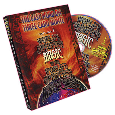 World's Greatest Magic:  The Last Word on Three Card Monte Vol. 1 by L&L Publishing - DVD