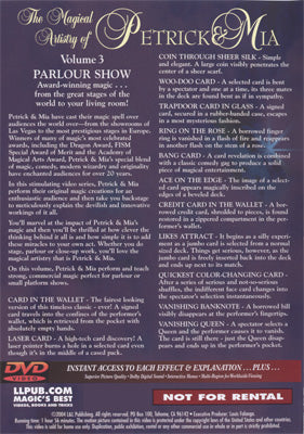 Magical Artistry of Petrick and Mia Vol. 3 by L & L Publishing - DVD-Alternate Worlds Magic