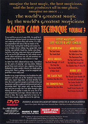 World's Greatest Magic: Master Card Technique Volume 3 - DVD-Alternate Worlds Magic