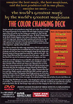 World's Greatest Magic: Color Changing Deck Magic - DVD