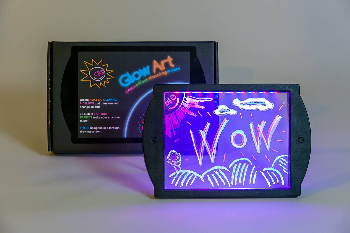 Glow Art Magic Drawing Board by Marvin’s Magic - Black