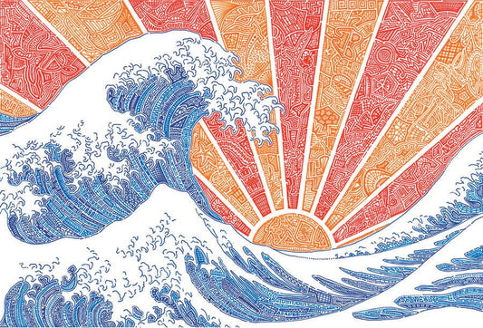 Off California - Artist Viz - Mini Jigsaw Puzzle