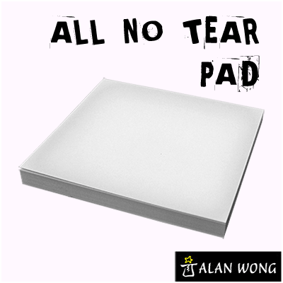 No Tear Pad (Small, 3.5 X 3.5, All No Tear) by Alan Wong - Trick