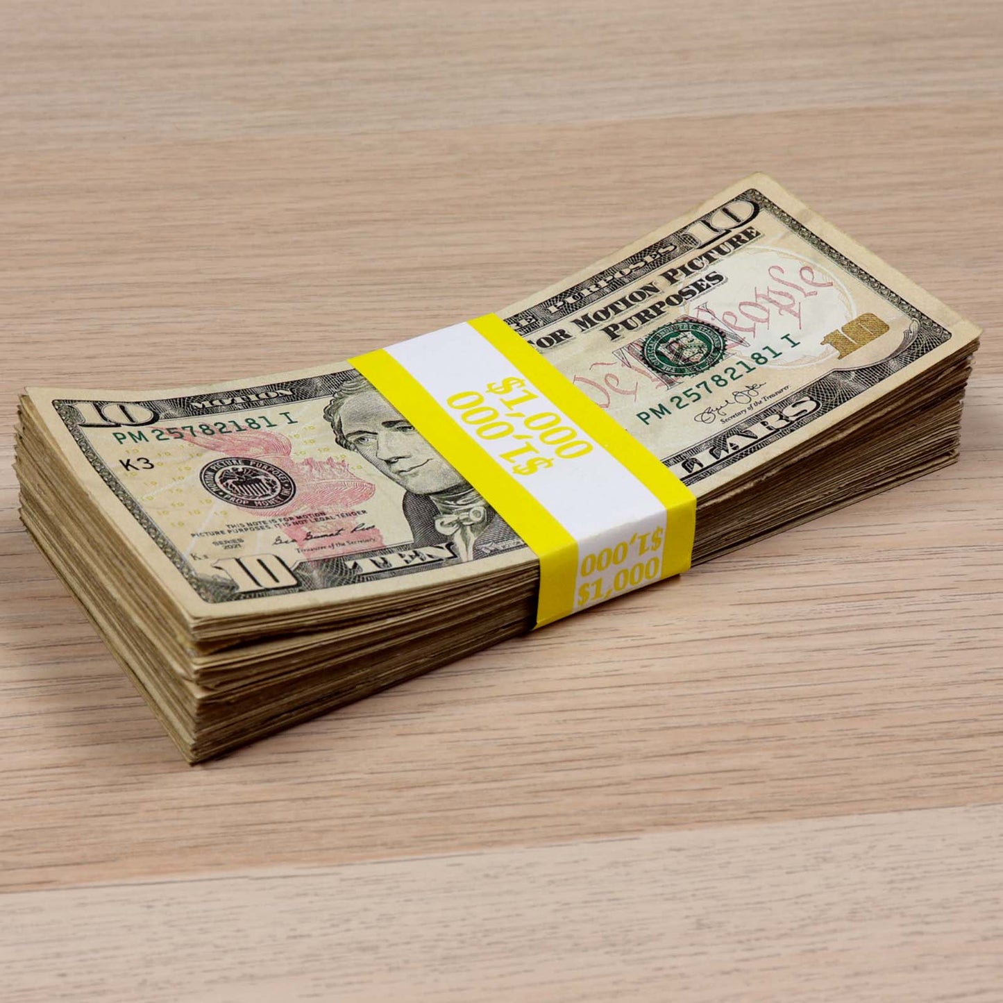$1,000 RealAged® Full Print New Series Stack
