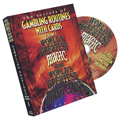 World's Greatest Magic:  Gambling Routines With Cards Vol 3 - DVD