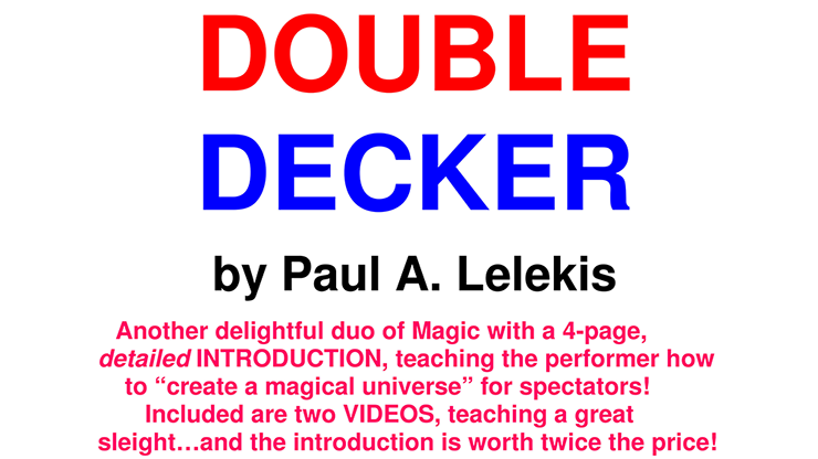 DOUBLE DECKER by Paul A. Lelekis Mixed Media DOWNLOAD