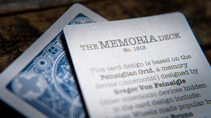 Memoria Deck (Feinaiglian Grid) Playing Cards