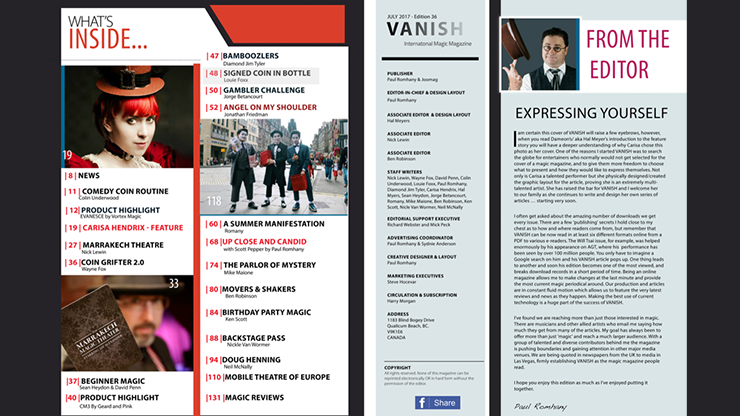 Vanish Magazine #36 eBook DOWNLOAD