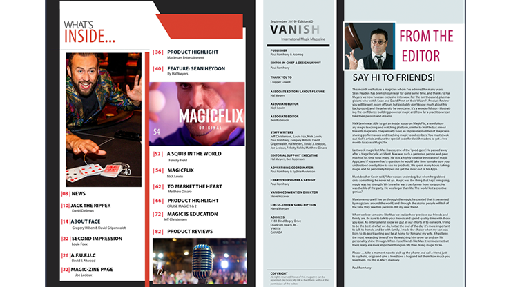 Vanish Magazine #62 eBook DOWNLOAD