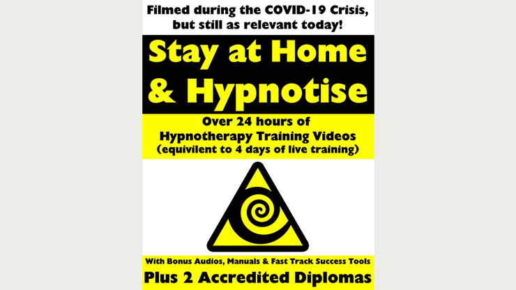 STAY AT HOME & HYPNOTIZE - HOW TO BECOME A MASTER HYPNOTIST WITH EASEBy Jonathan Royle & Stuart "Harrizon" Cassels Mixed Media DOWNLOAD