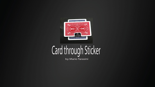 Card through Sticker by Mario Tarasini video DOWNLOAD